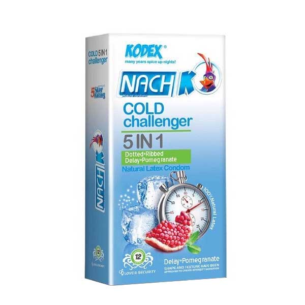 nach-challenger5cold کاندوم 5 کاره سرد ناچ