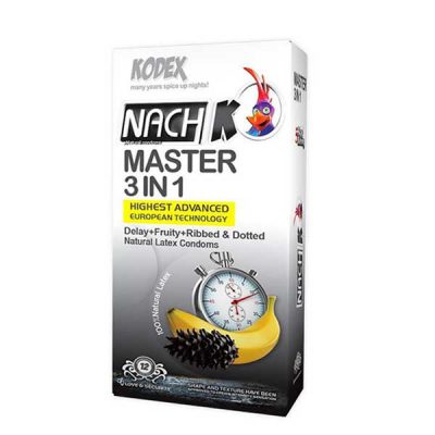 کاندوم خاردار و تاخیری کدکس master 3in1