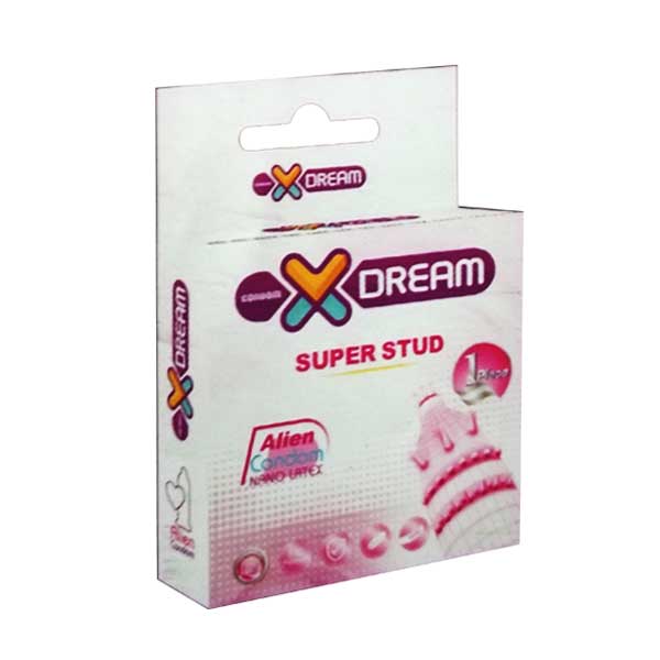 کاندوم فضایی دکمه دار Xdream Super Stud