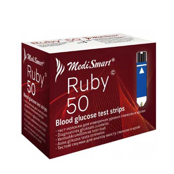 نوار تست قند خون مدل ruby