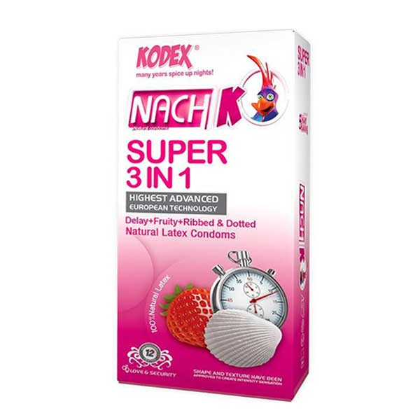 کاندوم سه در یک ناچ کدکس super 3in1