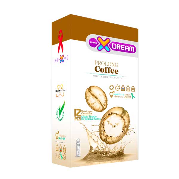 کاندوم تاخیری ایکسدریم با رایحه قهوه Xdream Coffee