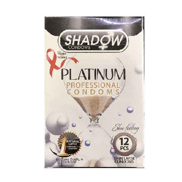 کاندوم شادو تاخیری و تنگ کننده مدل Platinum