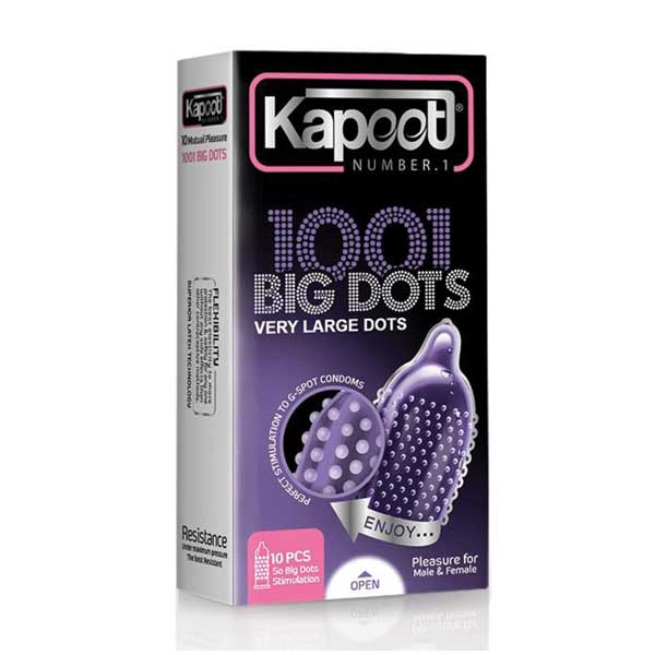 کاندوم خاردار درشت کاپوت مدل big dots