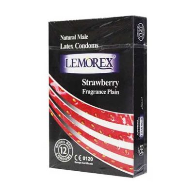 کاندوم میوه ای توت فرنگی لمورکس Lemorex Strawberry