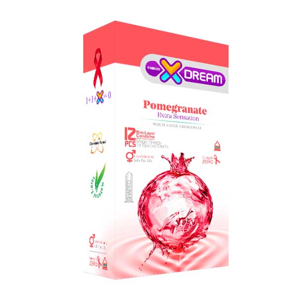 کاندوم تنگ کننده ایکسدریم Xdream Pomegranate condom
