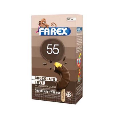 کاندوم فارکس مدل شکلات Chocolate Love نازک و تاخیری