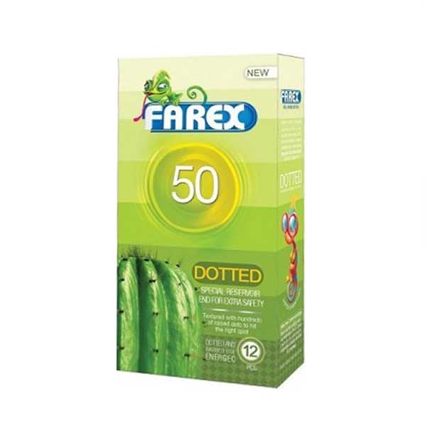 farex-dotted05 کاندوم فارکس مدل Dotted خاردار