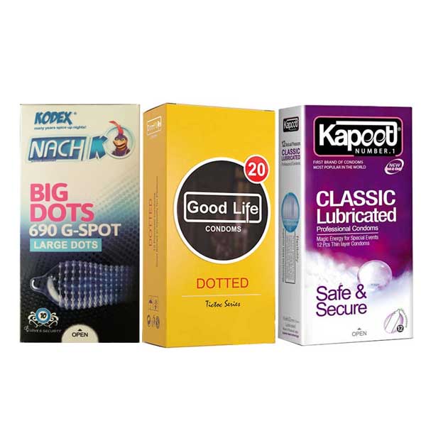 pak-classic-dotted-bigdot پک کاندوم خار درشت