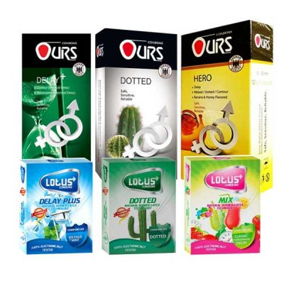 پک کاندوم خاردار ، میوه ای و تاخیری pk-14