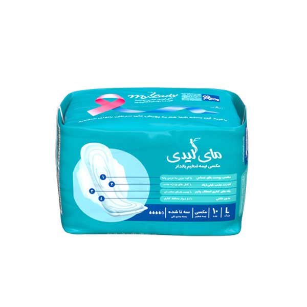 my-lady-171298 نوار بهداشتی مای لیدی مدل Thick And Large بسته 10 عددی