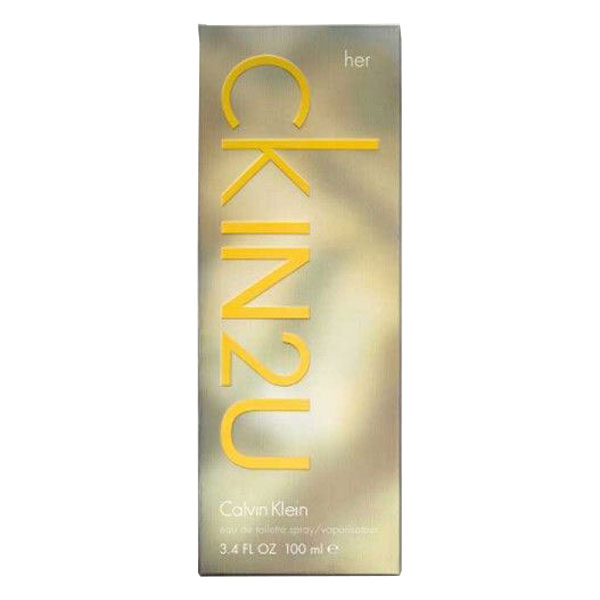 ckin2u-2 عطر ادکلن سی کی این تو یو زنانه CK IN2U حجم ۱۰۰ میلی لیتر