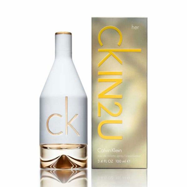ckin2u-3 عطر ادکلن سی کی این تو یو زنانه CK IN2U حجم ۱۰۰ میلی لیتر