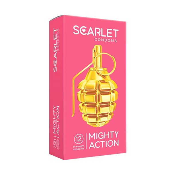 scarlet-condom-mighty-action کاندوم اسکارلت مدل MIGHTY ACTION