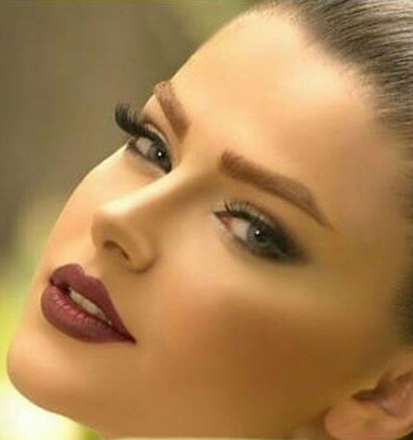 مدل آرایش مژه