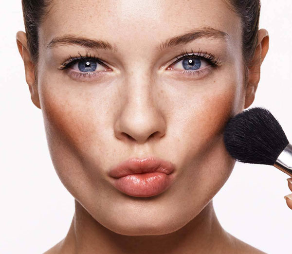 مدل رژگونه برای آرایش عروس