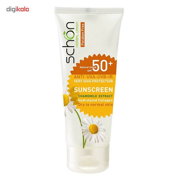 کرم ضد آفتاب با رنگ طبیعی شون +SPF50