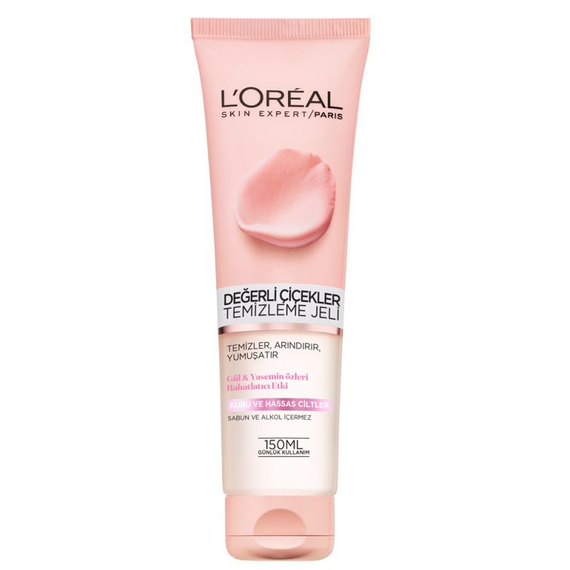 Loreal Cleasing Gel With Rose ژل شستشوی صورت لورال مناسب پوست