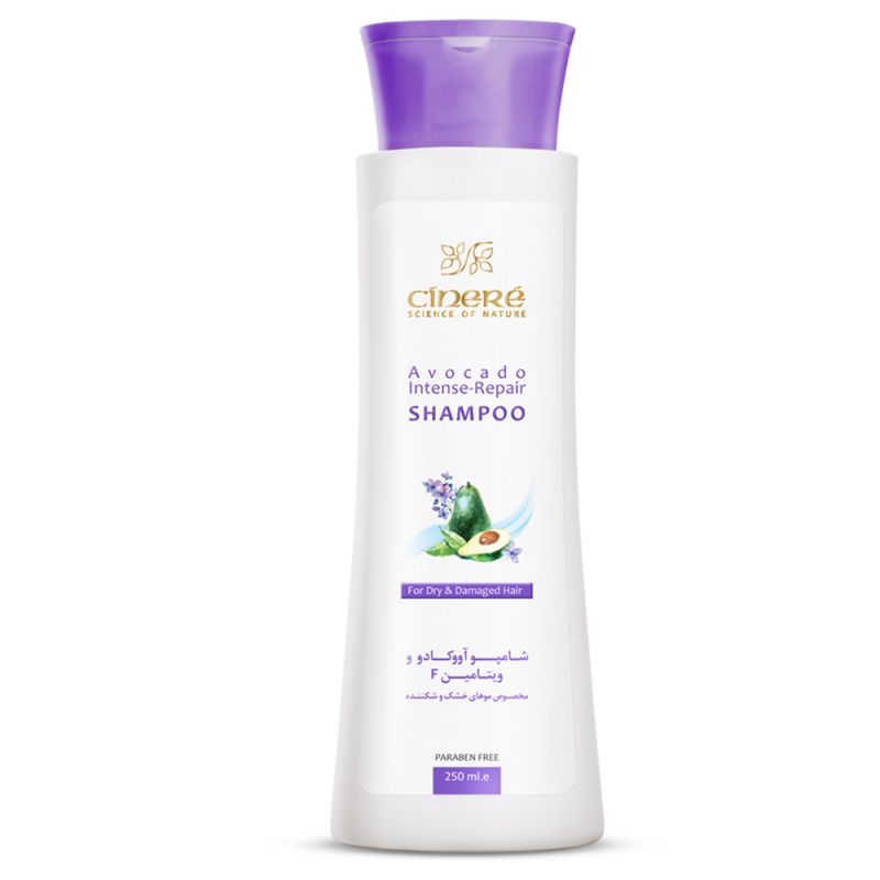 cinere-shampoo-avocado-632604419003_0 شامپو آووکادو و ویتامین F مخصوص موهای خشک و شکننده سینره 250 میل