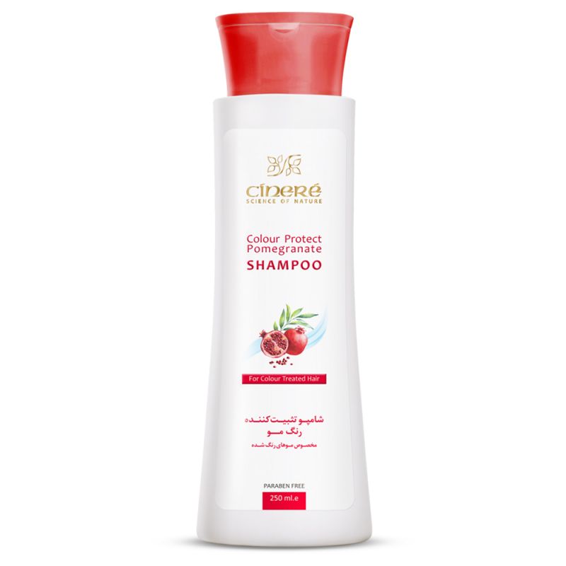 cinere-shampoo-colour-protect-632603419002_0 شامپو تثبیت کننده رنگ مخصوص موهای رنگ شده سینره 250 میل