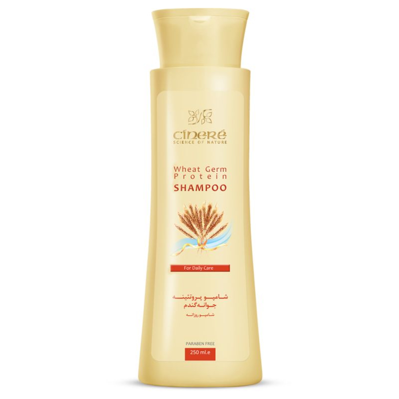 cinere-shampoo-wheat-germ-protein-632603819001_0 شامپو روزانه پروتئینه جوانه گندم سینره 250 میل