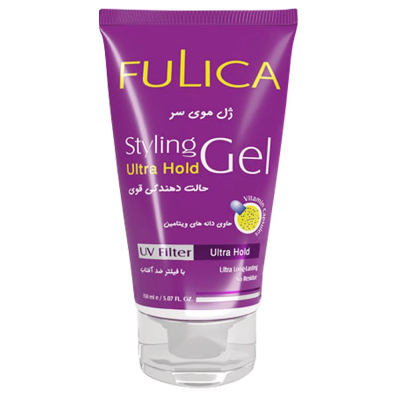 fulica-ultera-hold-gel-155230551203 ژل موی حالت دهنده قوی فولیکا 150 میل