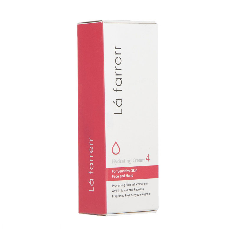 lafarer-hydrating-cream-4 کرم مرطوب کننده دست و صورت لافارر (4) مدل Sensitive حجم 75 میلی لیتر