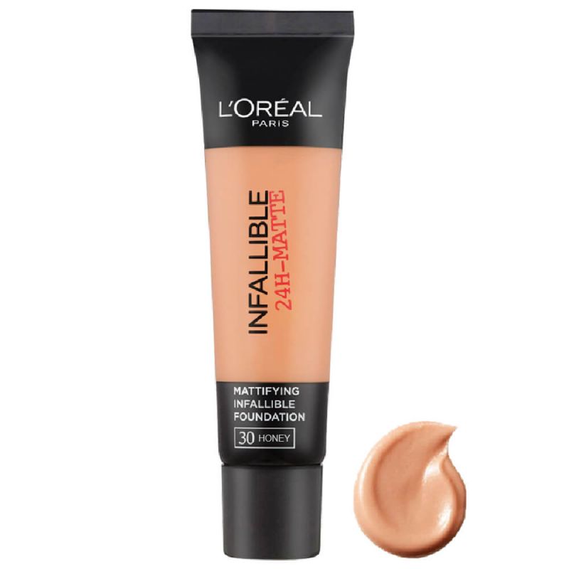 loreal_infallible_230honey_271308611030_0 کرم پودر مات infallible 24 ساعته 30