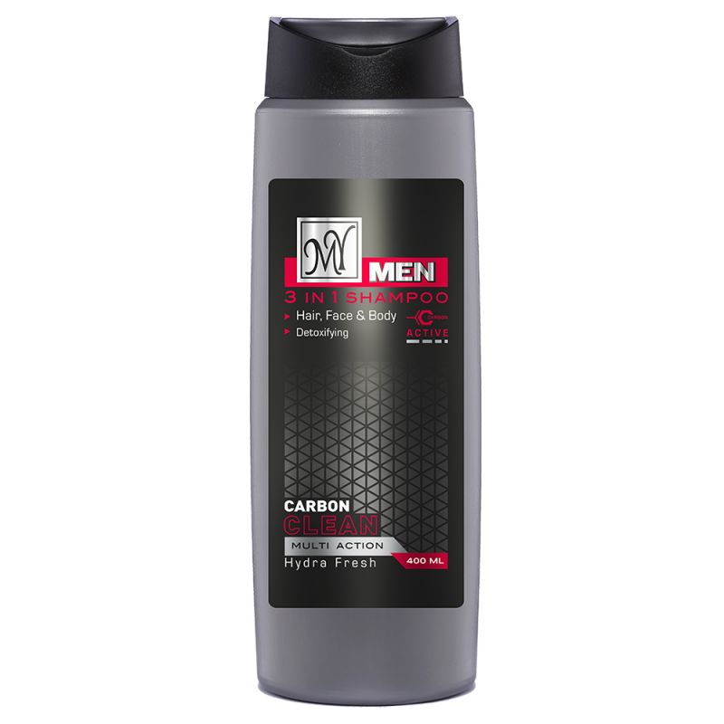 my-shampoo-carbon-clean-150412 شامپو سر و صورت و بدن مردانه مای مدل کربن کلین حجم 400 میل