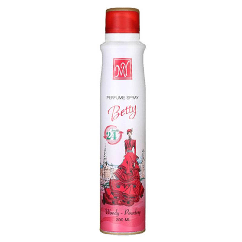 my-spray-betty-200ml-120111211502 اسپری خوشبو کننده بدن زنانه مای مدل بتی حجم 200 میل