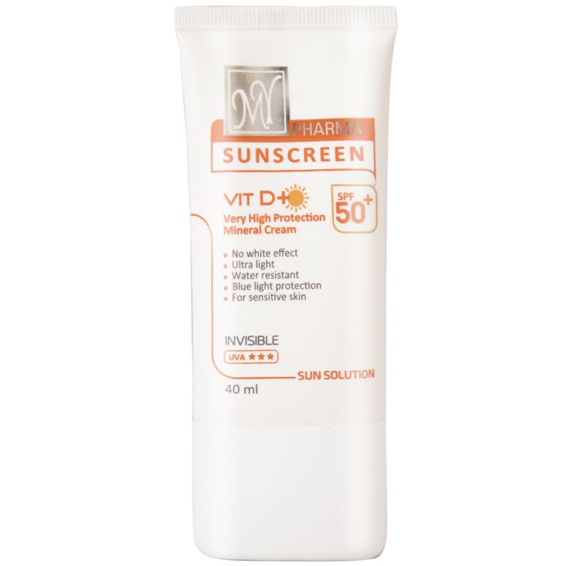my-sunscreen-sensetive-spf50-invisible-150433 کرم ضد آفتاب SPF50 مای فارما مدل Mineral Sun Solution حجم 40 میل