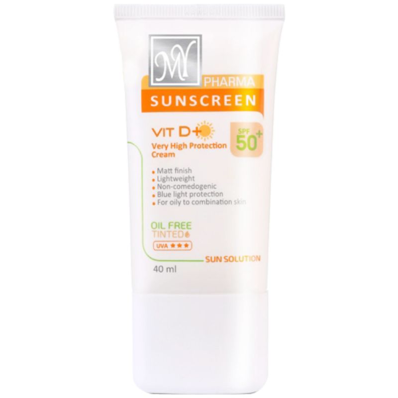 my-sunscreen-spf50-tinted-oil-free-150428 ضد آفتاب و ضد چروک رنگی فاقد چربی +SPF50 مای