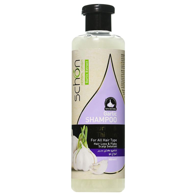 schon-garlic-shampoo-300ml-150410 شامپو سیر شون 300 میل
