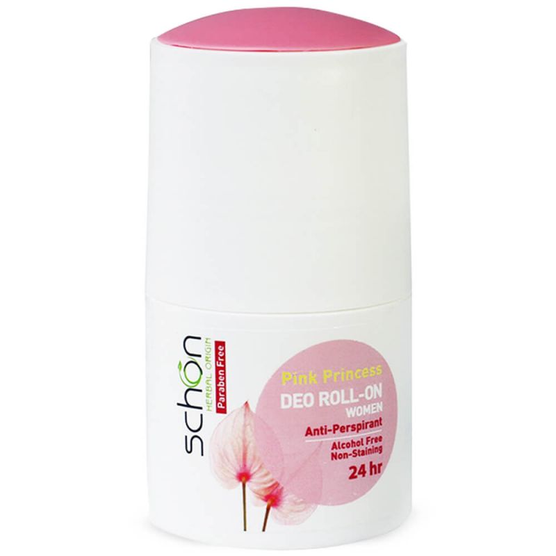 schon-roll-deodorant-150434 مام دئودورانت زنانه شون مدل Pink Princess حجم 50 میل
