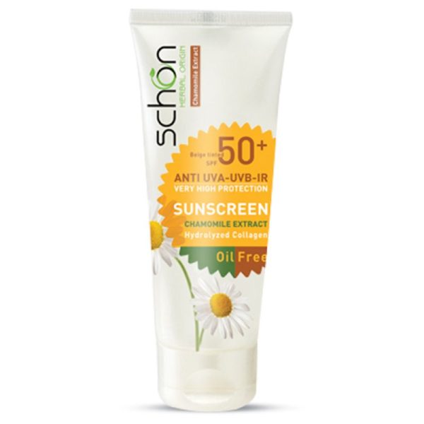 کرم ضد آفتاب رنگی فاقد چربی با رنگ بژ +SPF50 شون 50 میل