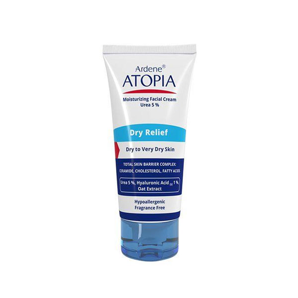 کرم مرطوب کننده صورت آردن سری Atopia مدل Dry Relief حجم ۵۰ میل