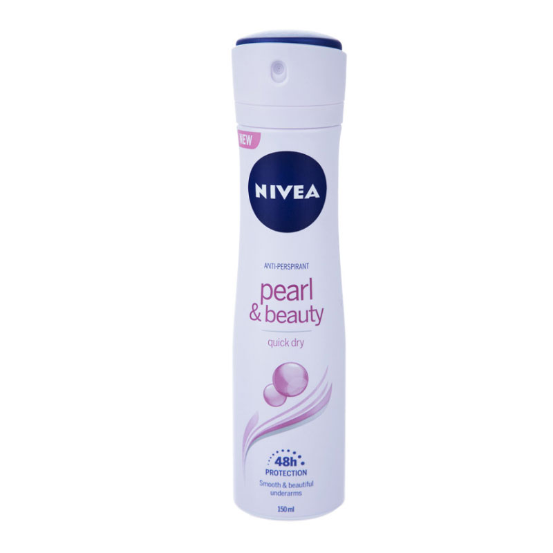 Pearl-And-Beauty اسپری ضد تعریق زنانه نیوآ مدل Pearl And Beauty حجم 150 میل