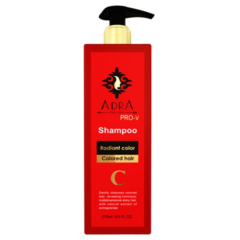 adra-colored-hair-shampoo-913000000036 شامپو مو آدرا مدل Radiant color حجم 270 میل