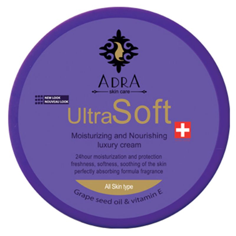 adra-moisturzing-grape-200ml-916000000013 کرم مرطوب کننده و مغذی آدرا مدل روغن هسته انگور حجم 200 میل