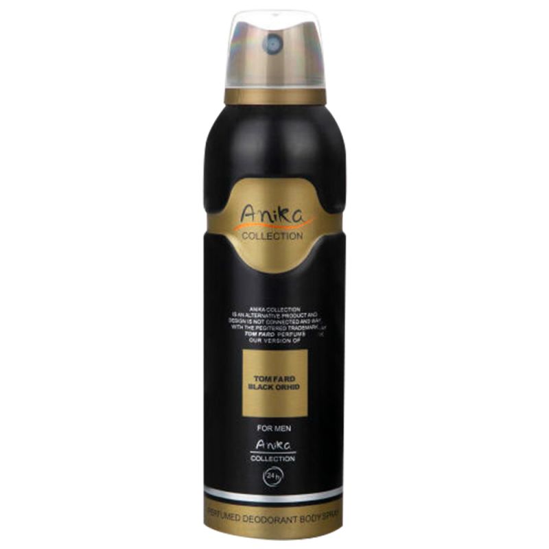 anika-tom-ford-black-317111221502 اسپری دئودورانت مردانه آنیکا مدل Tom ford black orchid حجم 200 ميل