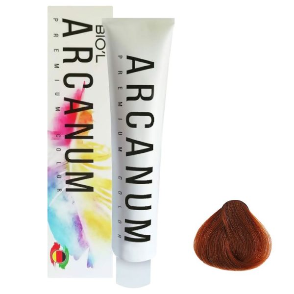 رنگ مو آرکانوم سری گوشتی - شماره 7.85(بلوند گوشتی متوسط) حجم 120 میل