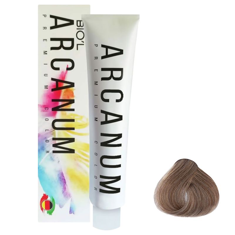 arcanum-hair-color-8-9-831000000075 رنگ مو آرکانوم سری گردویی - شماره 8.9 (بلوند گردویی روشن)حجم 120 میل
