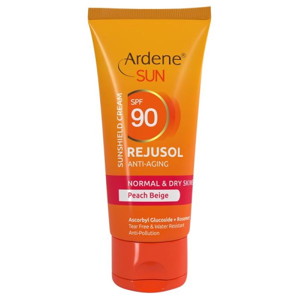 کرم ضد آفتاب رنگی آردن SPF90 بژ هلویی حجم 50 میل