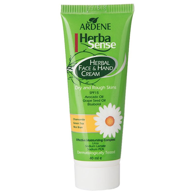 arden-herba-sens-cream-40ml-153130141215 کرم مرطوب کننده دست و صورت آردن مدل Herba Sense SPF15 حجم 40 میل
