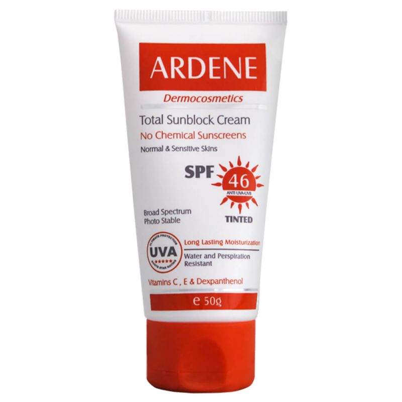 arden-sunbloock-spf46-normal-153134231201 کرم ضد آفتاب رنگی آردن SPF46