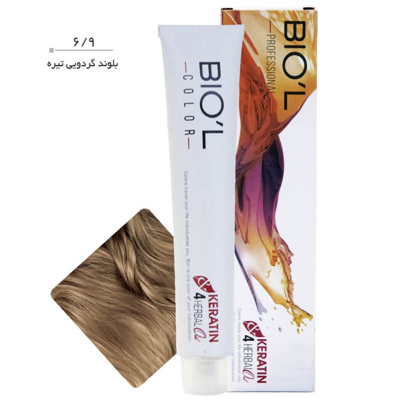 biol-professional-6-9-326130701247 رنگ موی Professional بیول سری Walnut حجم 100 میل-6.9 (بلوند گردویی تیره)