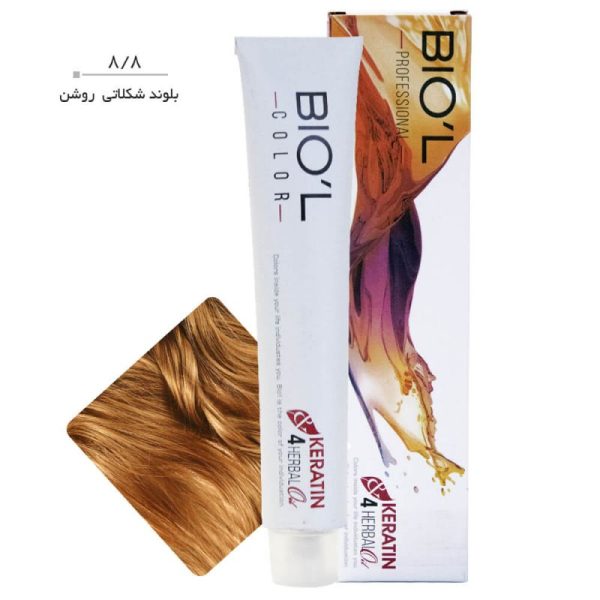 رنگ موی Professional بیول سری Chocolate حجم 100 میل-8.8 (بلوند شکلاتی روشن)