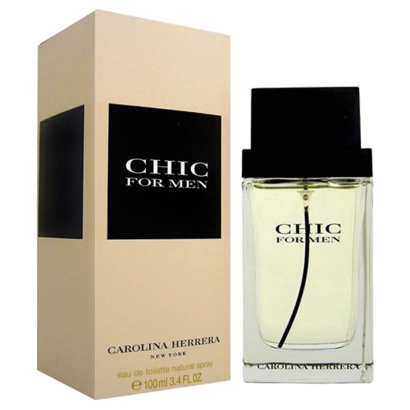 chic-661112913003_0 ادو تویلت مردانه کارولینا هررا مدل Chic حجم 100 میل