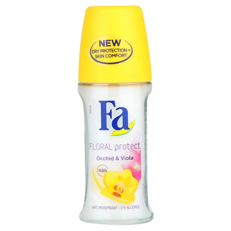 fa-flora-protect-633181222321 رول ضد تعریق زنانه فا مدل Floral Protect حجم 50 میل