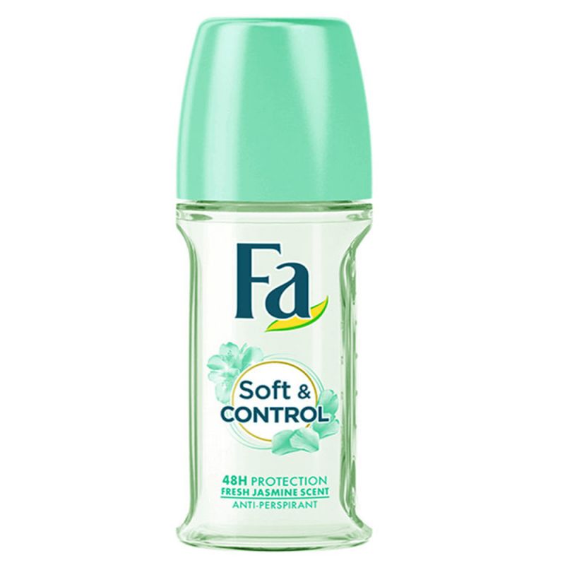 fa-roll-deo-633111229910 رول ضد تعریق زنانه فا مدل Soft & Control حجم 50 میل